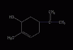 L-carveol structural formula