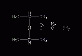 N,N-diisopropylethylenediamine structural formula