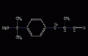 3-(4-tert-butylphenyl)-2-isobutyraldehyde structural formula