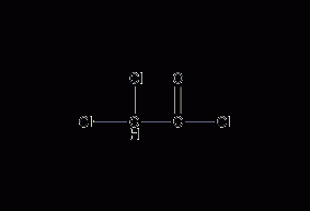 Dichloroacetyl chloride structural formula