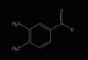 2-methyl-5-nitroaniline structural formula