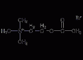 Acetylcholine bromide structural formula