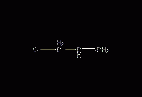 Allyl chloride structural formula