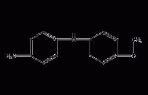 Structural formula of metaamine blue salt B