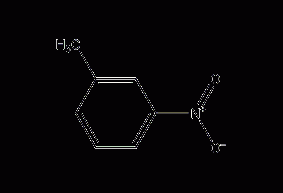 m-nitrotoluene structural formula