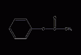 Phenyl acetate structural formula