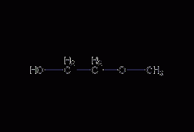 2-methoxyethanol structural formula