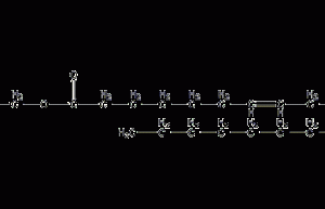 Ethyl oleate structural formula