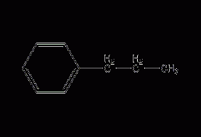 n-propyl benzene structural formula