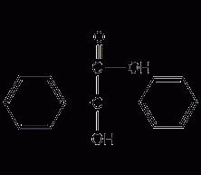 Biphenyl glycolic acid structural formula