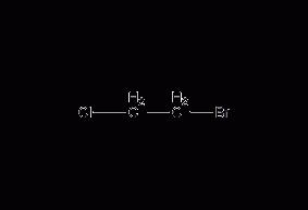 1-bromo-2-chloroethane structural formula