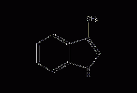 3-methylindole structural formula