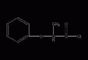 2-phenoxypropionyl chloride structural formula