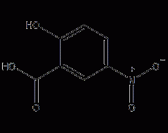 5-nitrosalicylic acid structural formula