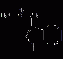 Tryptamine structural formula