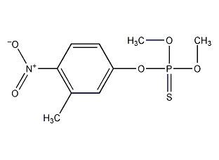 Fenitrothion structural formula