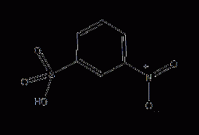 3-nitrobenzene sulfonic acid structural formula