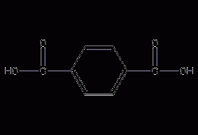 Terephthalic acid structural formula