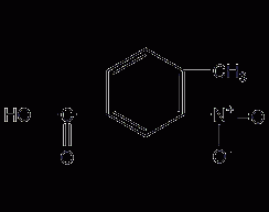 4-methyl-3-nitrobenzoic acid structural formula