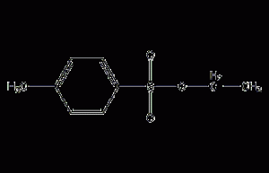 Ethyl p-toluenesulfonate structural formula