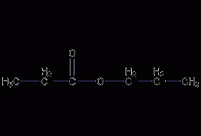 n-propyl propionate structural formula