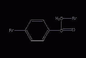 2,4'-dibromoacetophenone structural formula