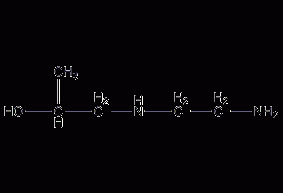 N-(2-hydroxypropyl)ethylenediamine structural formula