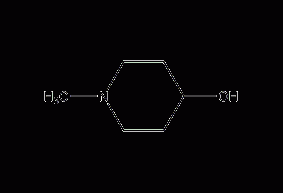 4-hydroxy-1-methylpiperidine structural formula