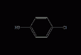 4-Chlorothiophenol Structural Formula