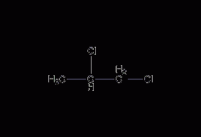 1,2-Dichloropropane Structural Formula