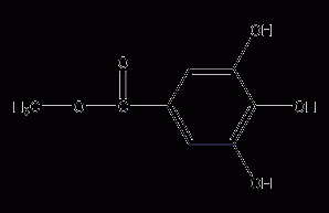 Methyl gallate structural formula