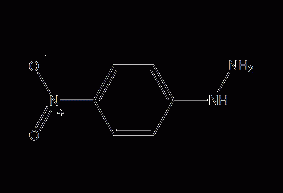 p-Nitrophenylhydrazine Structural Formula