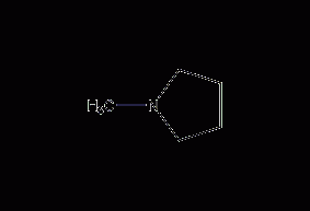 1-methylpyrrolidine structural formula