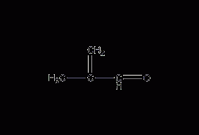 Methacrolein structural formula