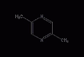 2,5-dimethylpyrazine structural formula