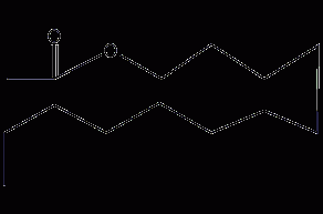 Lauryl acetate structural formula