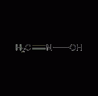 Formaldehyde oxime structural formula