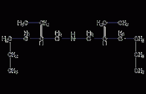 Di(2-ethylhexyl)amine structural formula