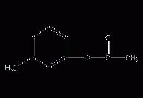 m-toluene acetate structural formula