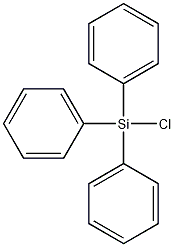 Triphenylchlorosilane Structural Formula