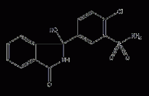 Chlorthalidone structural formula