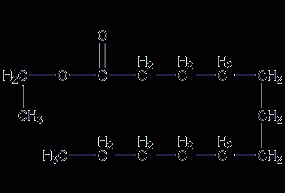 Ethyl Laurate Structural Formula