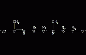 Citronellol Structural Formula