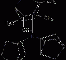 Isocamphenylamine structural formula