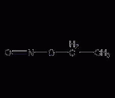 Ethyl nitrite structural formula