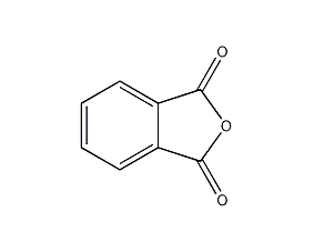 Phthalic anhydride structural formula