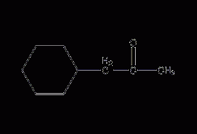 Cyclohexylacetone structural formula