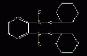 Dicyclohexyl phthalate structural formula