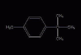 4-tert-butyltoluene structural formula