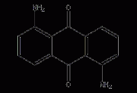 1,5-diaminanthraquinone structural formula